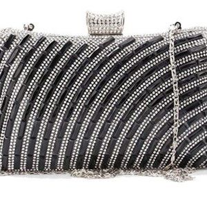 Rhinestone Minaudière Evening Clutch